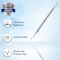 A2Z Scilab Dental Sickle Scaler U15/33 Double Ended Stainless Steel A2Z-ZR925 - alternate 2